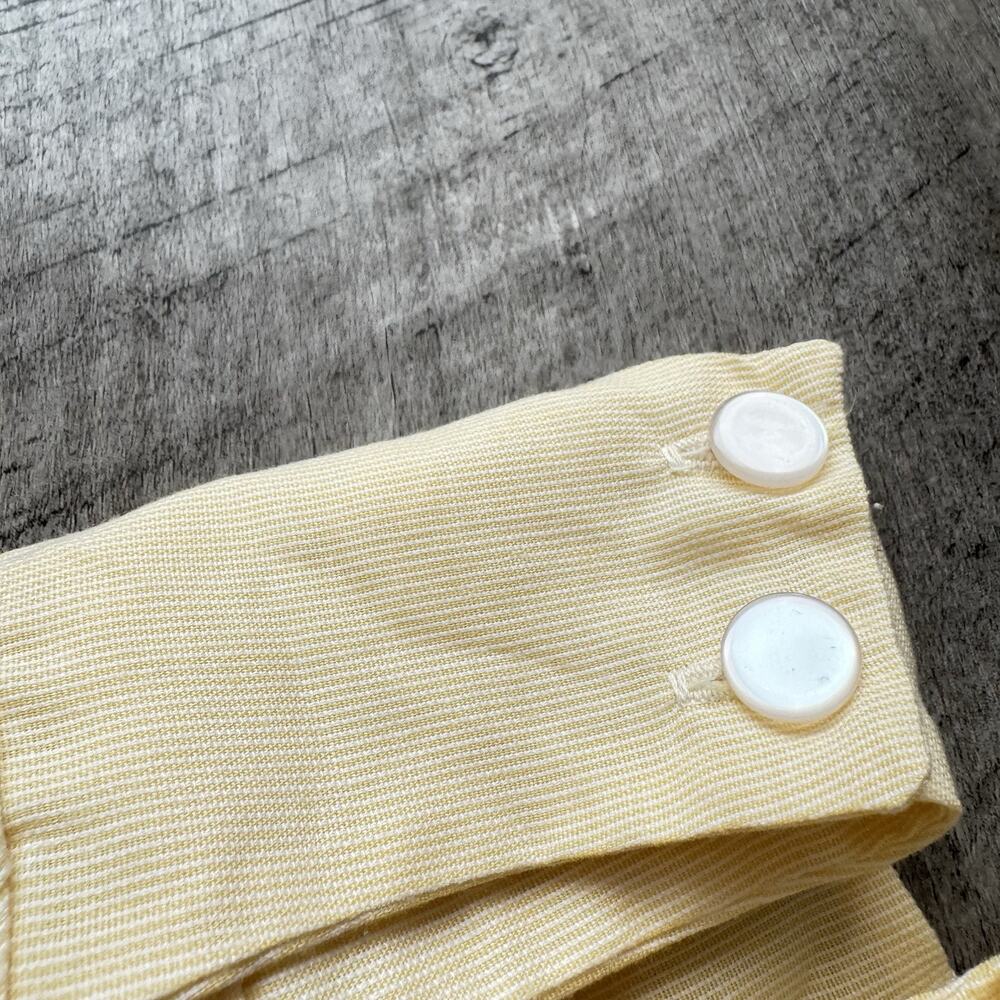 Vintage Jayne Copeland Baby Girl Yellow Duck Appliqué Pleated Dress 12-18M USA - Picture 7 of 7